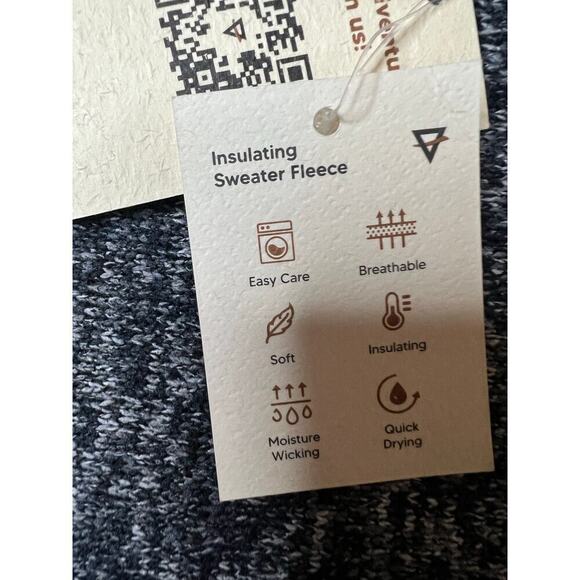 Boys Liv Outdoor Insulating Sweater Fleece, Gray, 1/4 Zip, NWT, Small 7/8, Warm - Picture 3 of 9